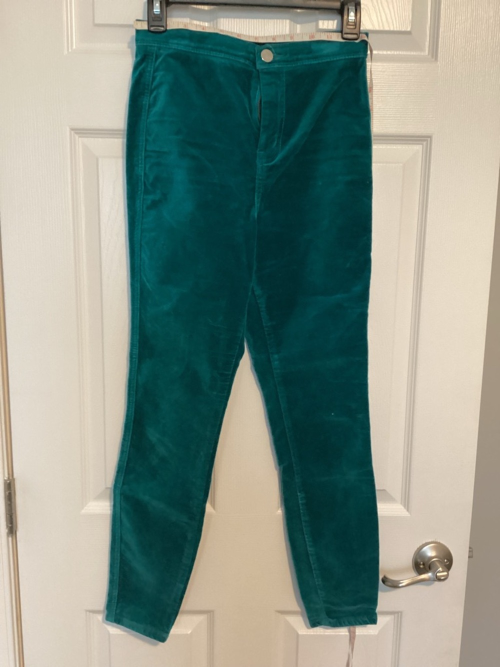 ASOS Teal Velvet Trousers